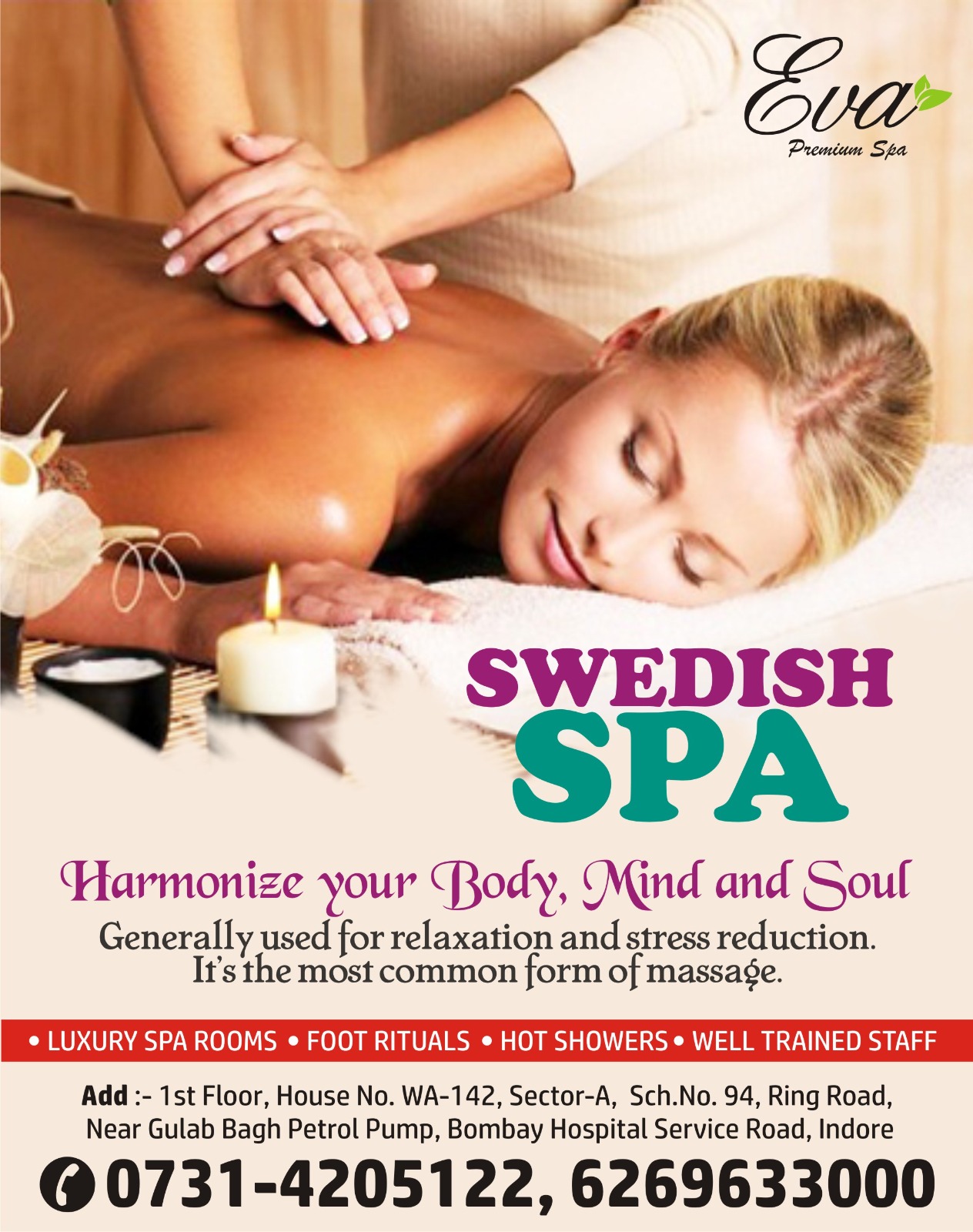 Best Swedish Spa Services in Indore