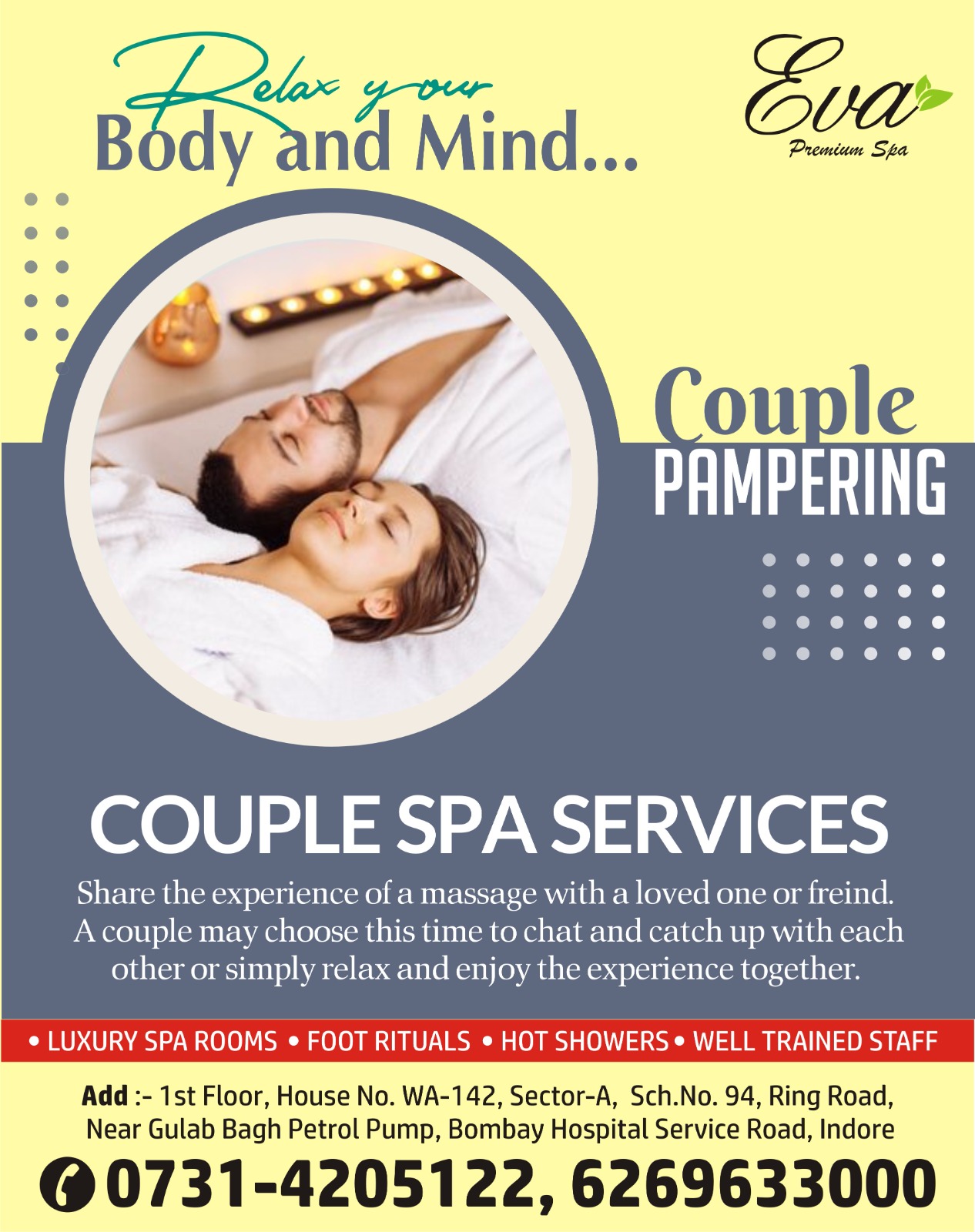 Best Couple Spa Services in Indore