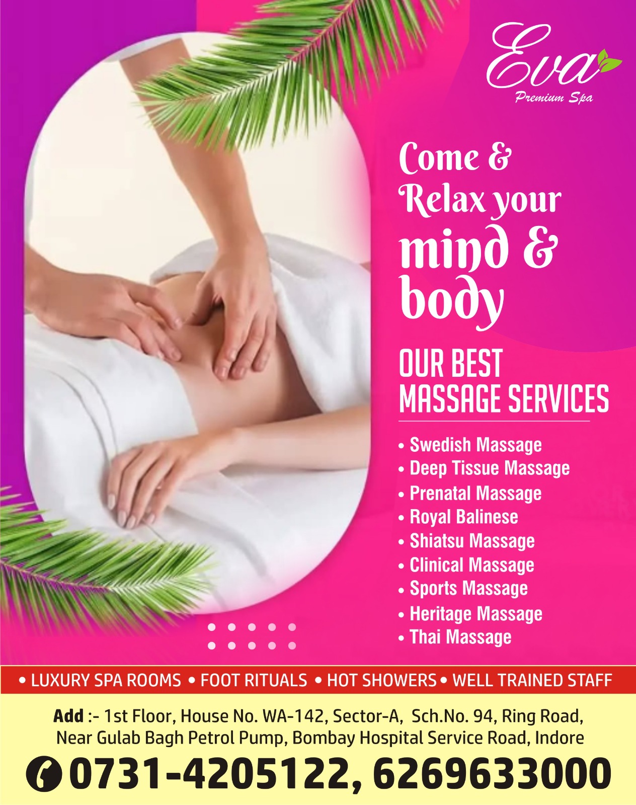 Best Massage Services in Indore